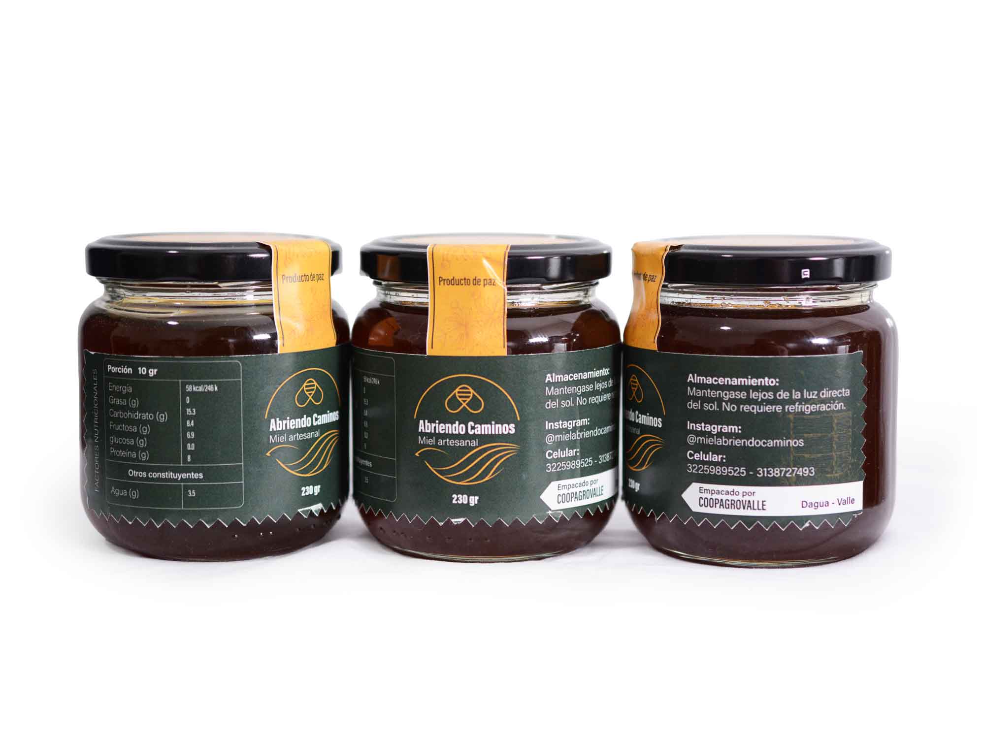 Stock-miel-dagua-DMM01 Miel de abejas Abriendo Caminos - Image 1